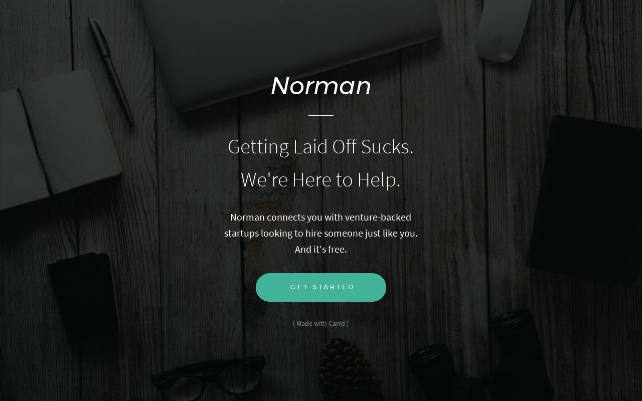 Carrd profile picture for @norman